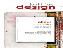 Tablet Screenshot of lovelylinedesign.com